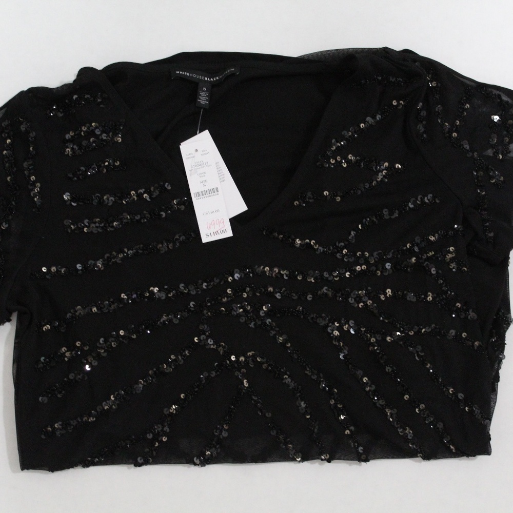 White House Black Market Embellished Tunic - Picture 5 of 8